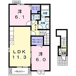 JR指宿枕崎線 二月田駅 徒歩4分 2階/-