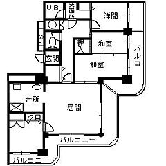物件の間取り