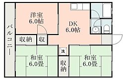 間取図画像 3DK
