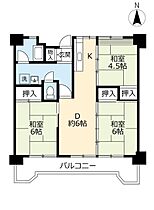 11階 / 3DK / 60.94㎡