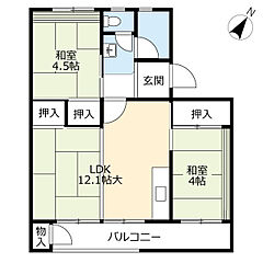 物件の間取り
