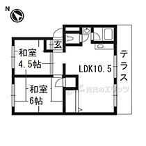 大阪府枚方市渚西1丁目（賃貸マンション2LDK・4階・48.00㎡） その2