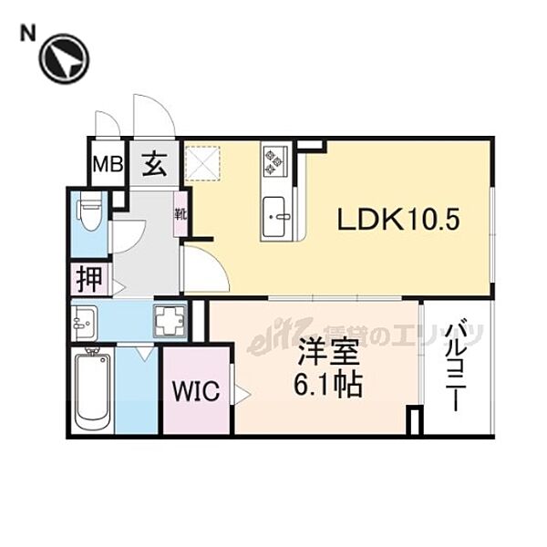 グレース讃良 201｜大阪府寝屋川市小路北町(賃貸アパート1LDK・2階・41.43㎡)の写真 その2