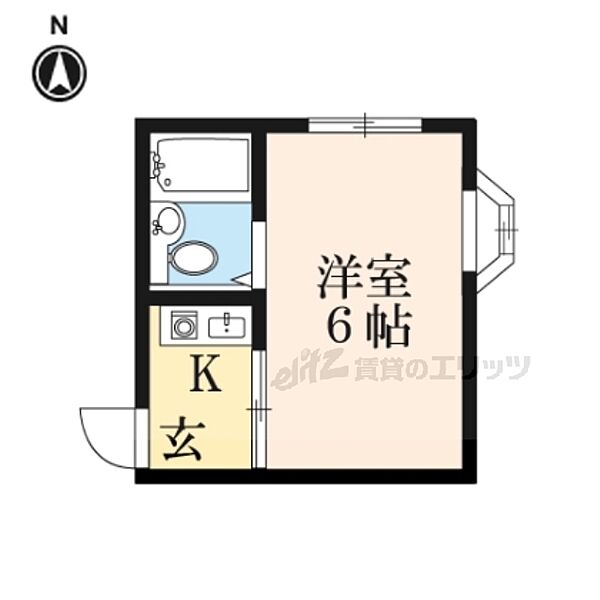 エスティライフあやめ池 C4｜奈良県奈良市西大寺赤田町2丁目(賃貸マンション1K・3階・14.58㎡)の写真 その2