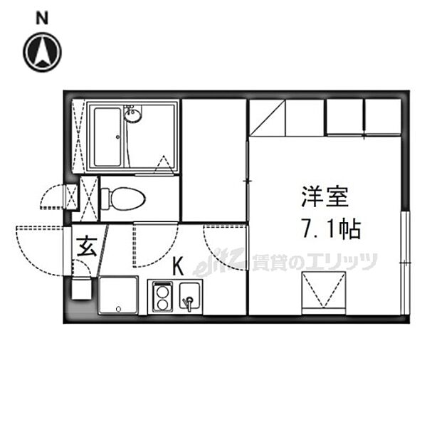 レオパレス大園II 201｜大阪府寝屋川市美井町(賃貸アパート1K・2階・19.87㎡)の写真 その2