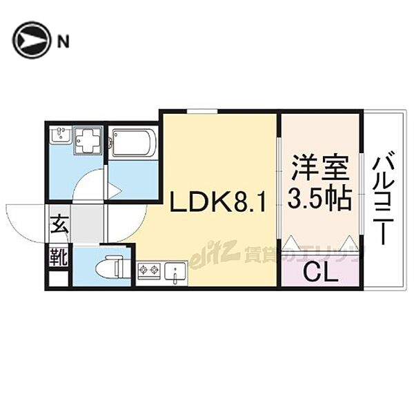 ジーメゾン寝屋川市秦町ルシェール 201｜大阪府寝屋川市秦町(賃貸アパート1LDK・2階・28.53㎡)の写真 その1