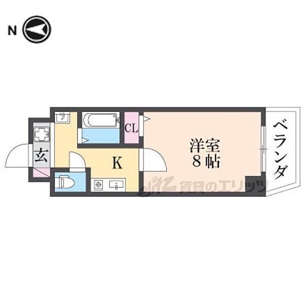 Ｍ’プラザ香里五番館 903｜大阪府寝屋川市松屋町(賃貸マンション1K・9階・25.31㎡)の写真 その2