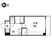 大阪府枚方市津田駅前1丁目（賃貸マンション1K・4階・25.72㎡） その2