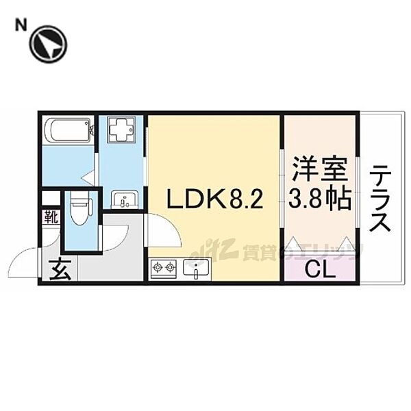 ジーメゾン寝屋川アベニール 101｜大阪府寝屋川市池田1丁目(賃貸アパート1DK・1階・30.74㎡)の写真 その1