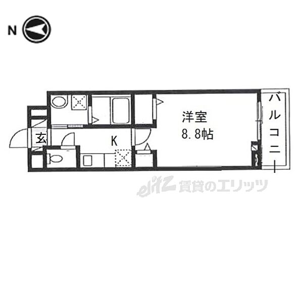 シャトーエレガント 307｜大阪府門真市三ツ島4丁目(賃貸アパート1K・3階・29.91㎡)の写真 その1