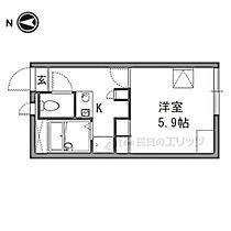 大阪府寝屋川市明和1丁目（賃貸アパート1K・1階・20.28㎡） その2