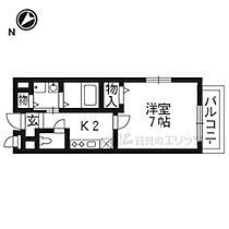 カサ・ソレアダ 201 ｜ 大阪府枚方市楠葉面取町２丁目（賃貸アパート1K・2階・25.25㎡） その1