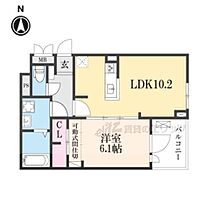 エレガントコーエイI 201 ｜ 大阪府枚方市大峰元町１丁目（賃貸アパート1LDK・2階・40.14㎡） その2