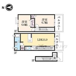 片町線 星田駅 徒歩14分