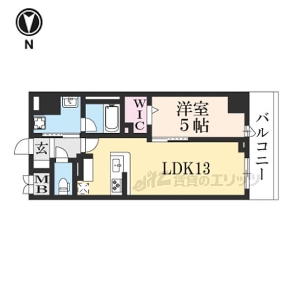 奈良県奈良市西大寺南町(賃貸マンション1LDK・3階・44.23㎡)の写真 その2