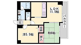 ベル・アーバニティ―加古川  ｜ 兵庫県加古川市加古川町美乃利（賃貸マンション1LDK・4階・50.03㎡） その2