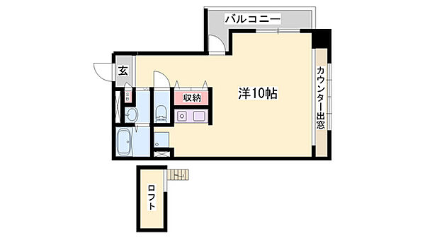 兵庫県加古川市西神吉町岸(賃貸マンション1R・2階・25.12㎡)の写真 その2