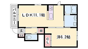 ベルクール加東　B棟  ｜ 兵庫県加東市喜田1丁目（賃貸アパート1LDK・1階・43.05㎡） その2