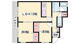 兵庫県加古川市加古川町溝之口（賃貸アパート1LDK・1階・56.31㎡） その2