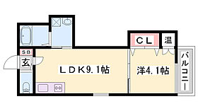 アンドキートス  ｜ 兵庫県加古川市平岡町新在家3丁目（賃貸アパート1LDK・1階・30.28㎡） その2