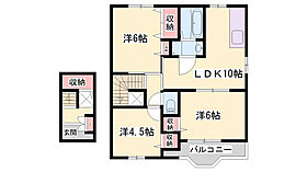 サンセールI  ｜ 兵庫県加東市下滝野1丁目（賃貸アパート3LDK・2階・65.57㎡） その2