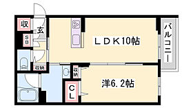 シャーメゾンサラ  ｜ 兵庫県加東市山国（賃貸アパート1LDK・1階・41.87㎡） その2