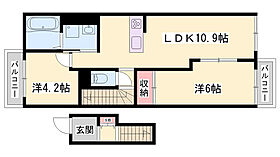 Ｂabel　II  ｜ 兵庫県加古川市米田町平津（賃貸アパート2LDK・2階・52.23㎡） その2