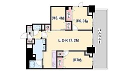 ツナマヨレジデンス 7階3LDKの間取り