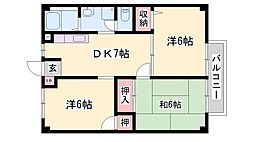 サンクス 3DKの間取図画像