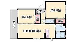 パラドールC棟 2階