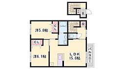 シャーメゾンレーベンA棟 2階