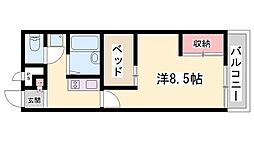 間取図画像 1K