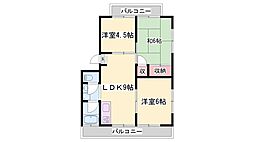 ハイツ神楽田 2階/-