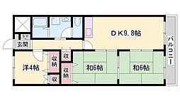 岸田ハイツ 3階/-