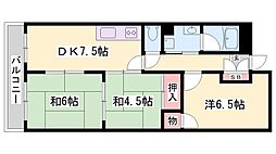 ベルトピア西明石7 3DKの間取図画像