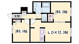 シャーメゾン宝殿 B棟 1階