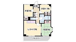ユートピア魚住 3LDKの間取図画像