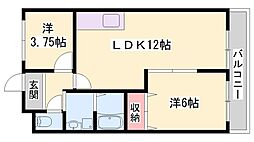 ロイヤルハセガワI 4階/-