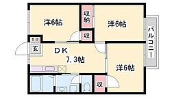 オートハイツII 2階/-