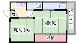 ビレッジハウス朝日ヶ丘 1階