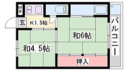 ビレッジハウス朝日ヶ丘 3階/-