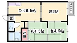 コスモハイツ 2階/-