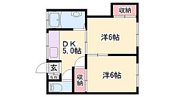 中屋荘 1階