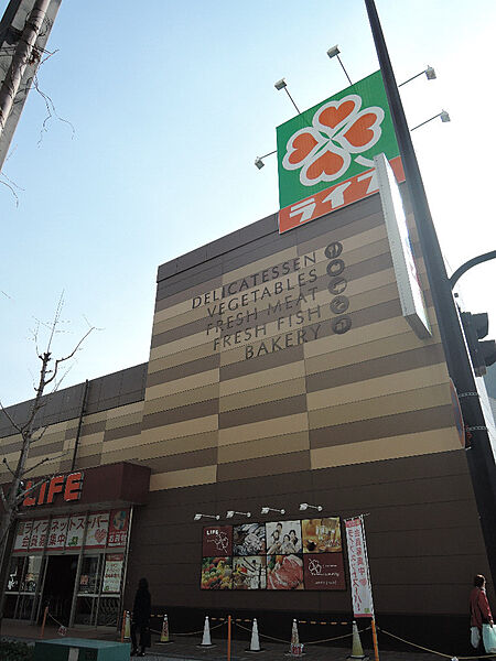 画像17:ライフ 大阪ベイタワー店（340m）
