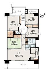 ライフピア小手指 4LDKの間取図画像