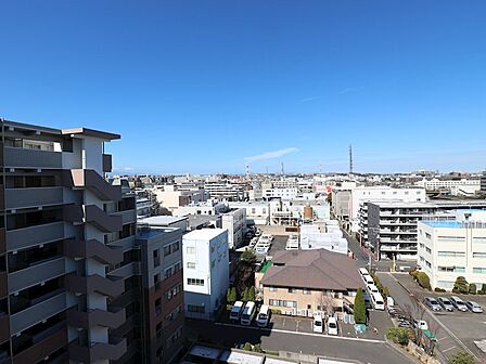 約6.6帖の洋室から西側の眺望写真♪陽当り・眺望・風通し良好です!
