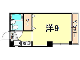 兵庫県西宮市石刎町（賃貸マンション1K・3階・25.00㎡） その2