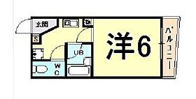 兵庫県西宮市松籟荘（賃貸マンション1K・1階・18.31㎡） その2