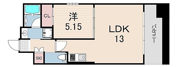 プレジオ西宮今津 ｜兵庫県西宮市今津水波町(賃貸マンション1LDK・3階・40.72㎡)の写真 その2