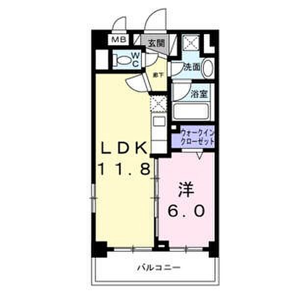 レジス城の堀 ｜兵庫県尼崎市下坂部２丁目(賃貸アパート1LDK・3階・43.07㎡)の写真 その2